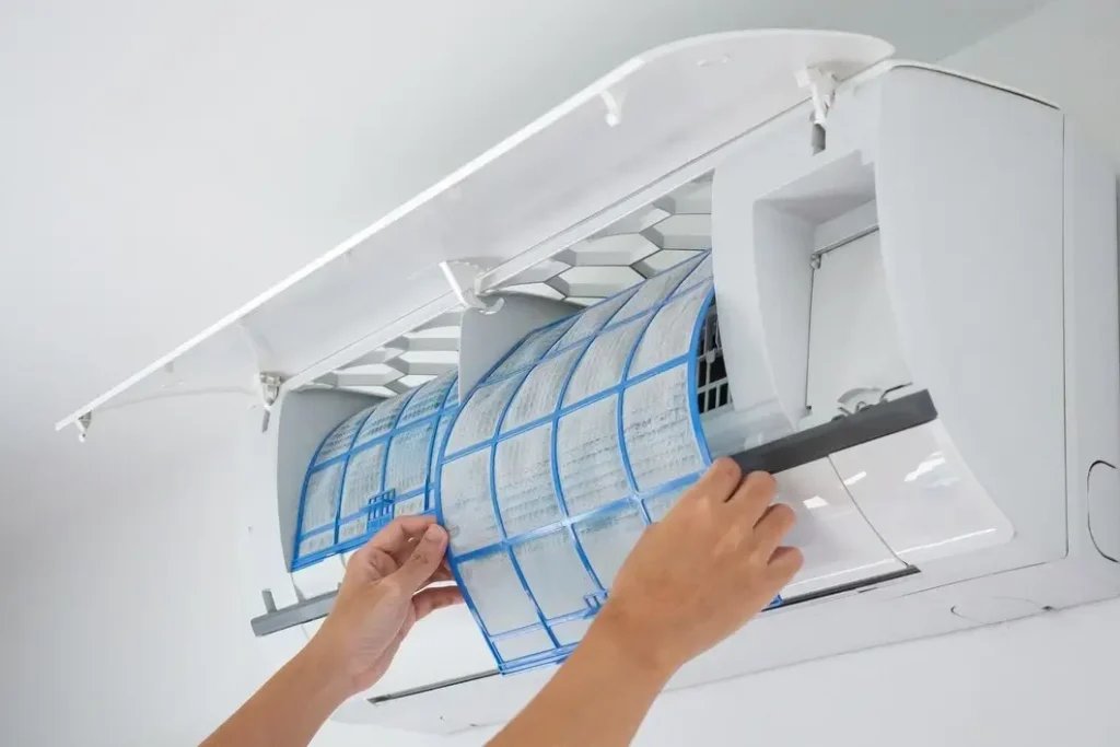 clean aircon filters